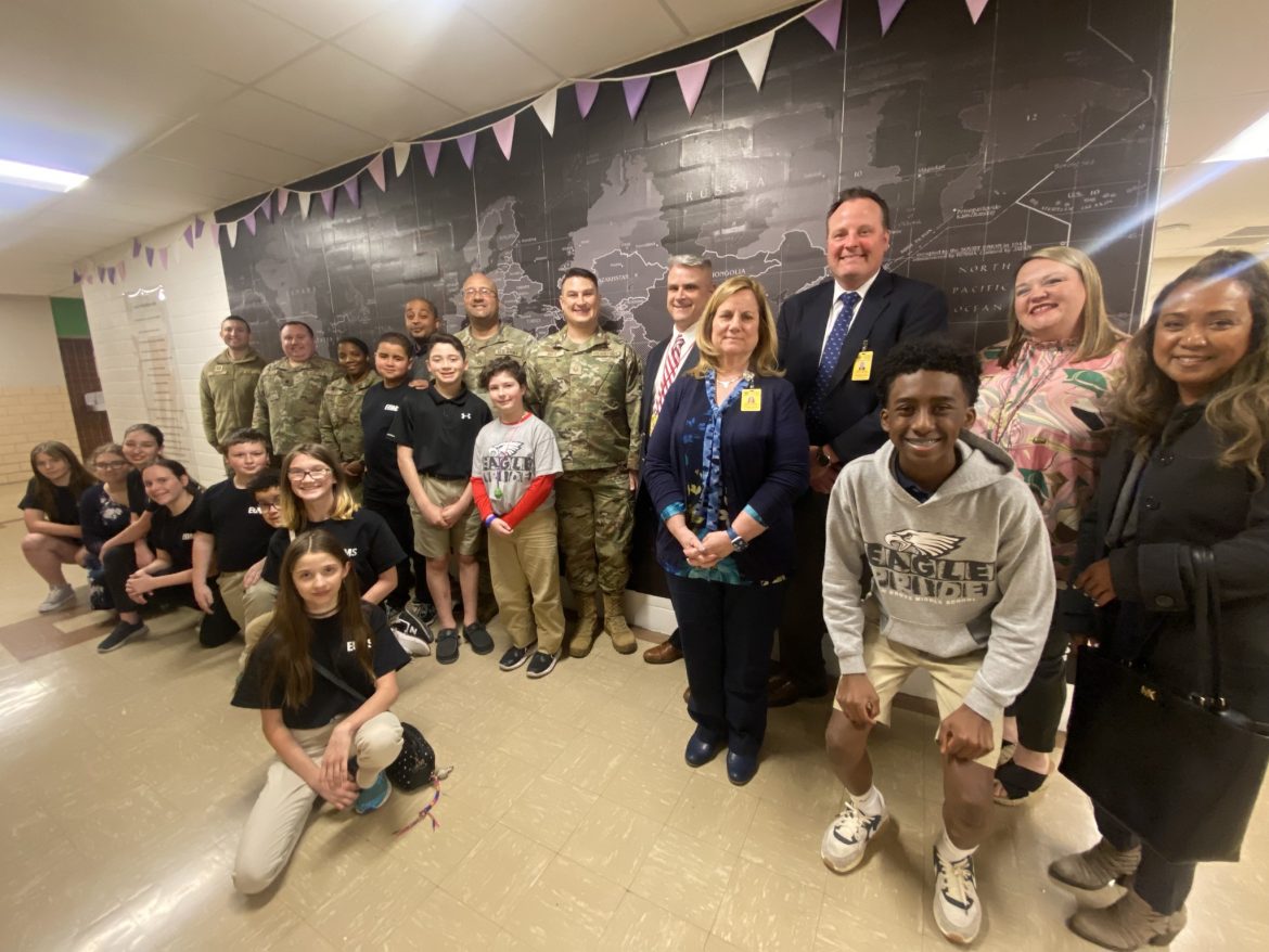 Elm Grove Middle School Honors Military Students with Special Tribute ...