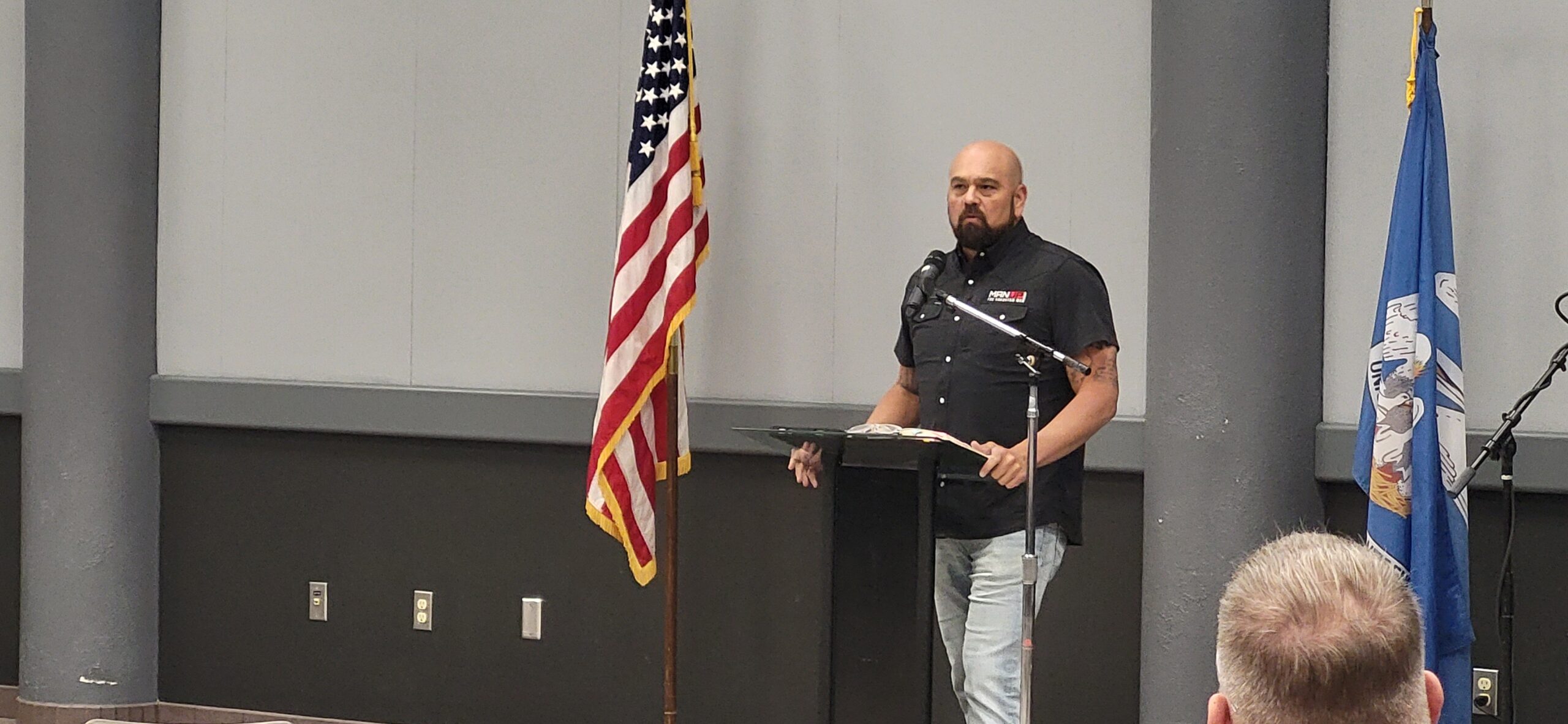 Community leaders gather in prayer at Mayor’s Luncheon in Bossier City